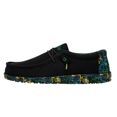 HEYDUDE Men's Wally Gecko Size 11 | Men’s Shoes | Men's Lace Up Loafers | Comfortable & Light-Weight