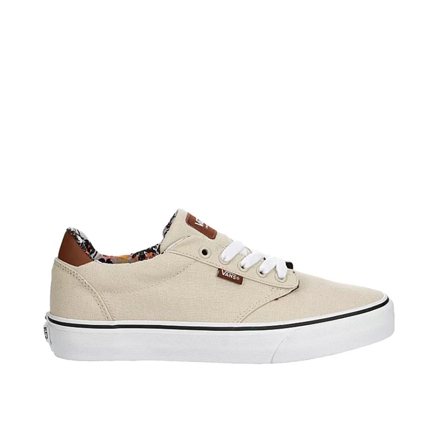 Vans Men's Atwood Deluxe Sneaker, Aloha Oatmeal White, 10.5 M US