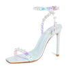 SCHUTZ Women's Pietra Sandal Sandals, Multicolor, 10 Medium US
