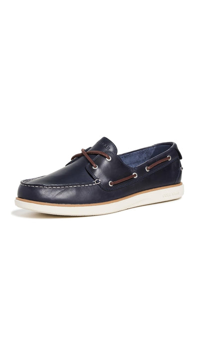 Cole Haan Men's Grandpro Windward Boat Shoe, Navy Blazer/Madeira/Ivory, 13-M US