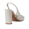 Schutz Women's Blanche Mid Pump, Pearl, 6