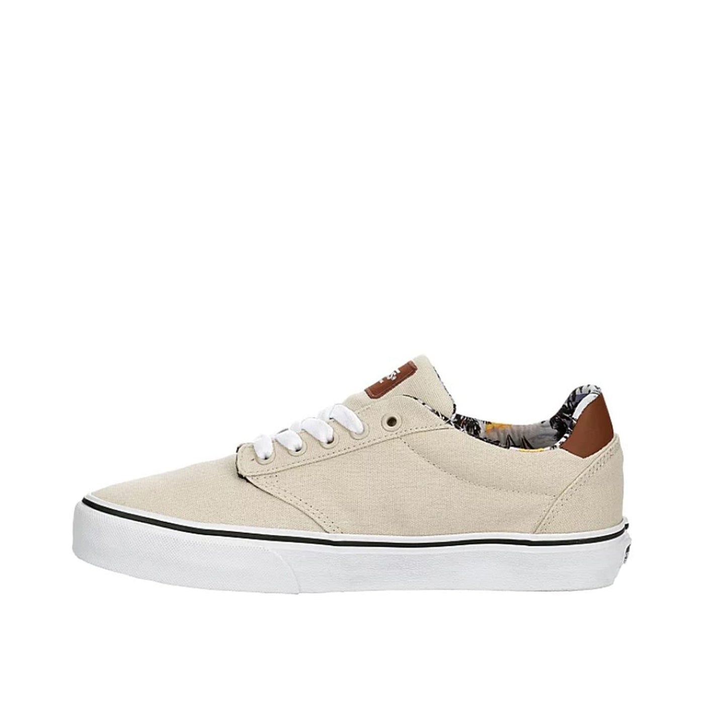 Vans Men's Atwood Deluxe Sneaker, Aloha Oatmeal White, 10.5 M US