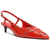 Schutz Womens Ruth Mid Flame Scarlet 10 Medium