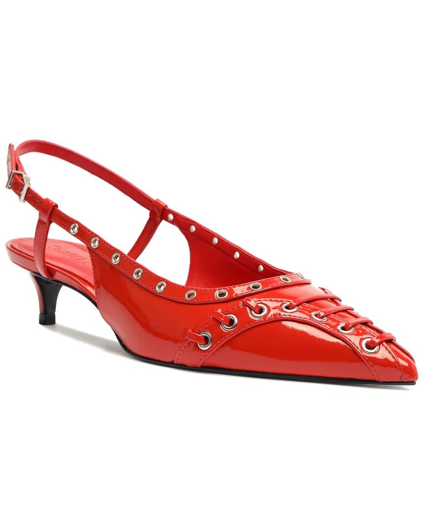 Schutz Womens Ruth Mid Flame Scarlet 10 Medium