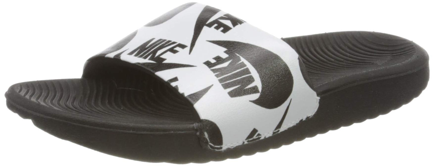 Nike Youth Kawa Slide SE JDI Black/White Size 1 Youth
