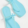 Tory Burch Women's Roxanne Jelly Sandals, Island Blue/Island Blue, 10 Medium US