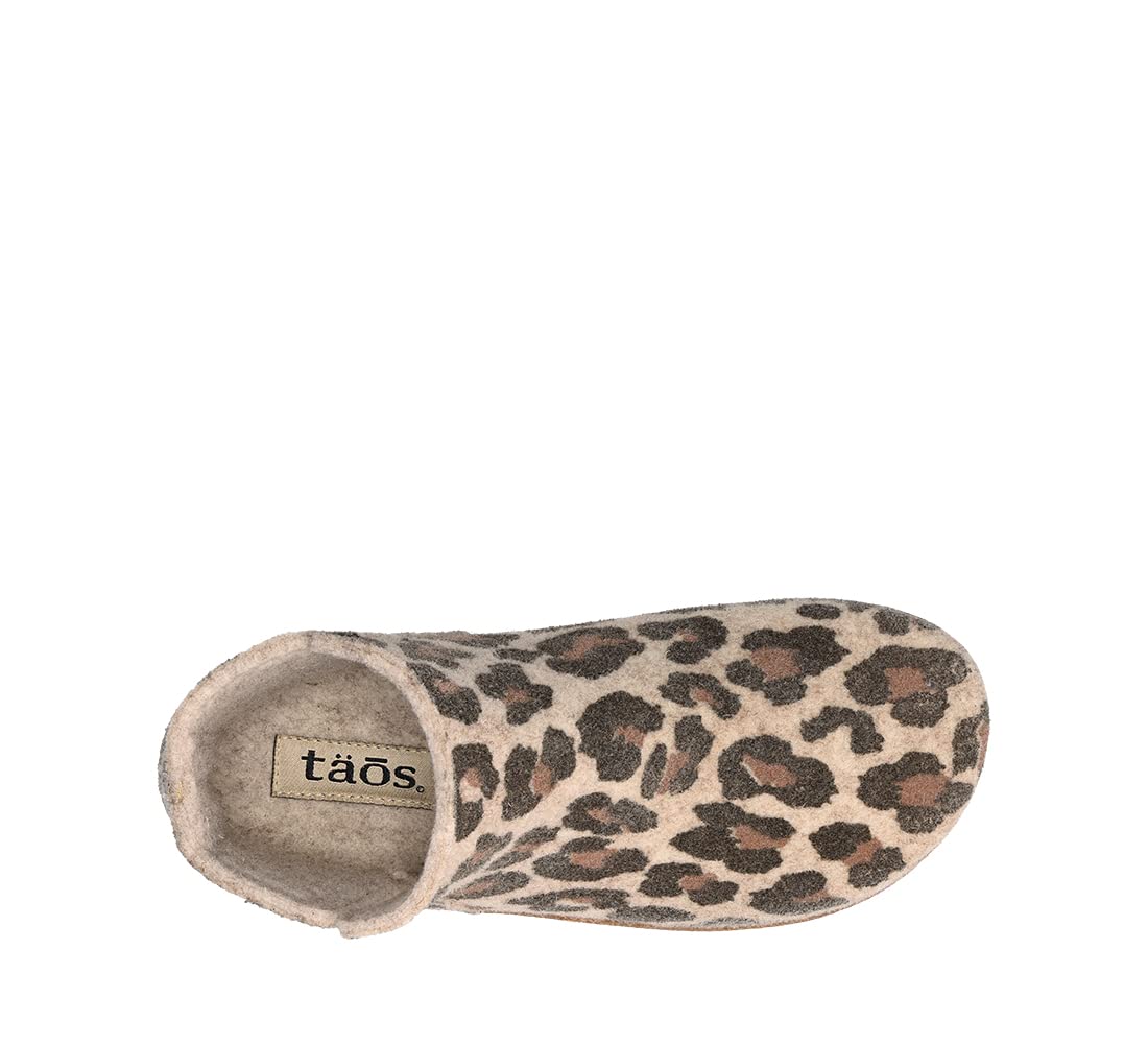 Taos Footwear Unisex Good Wool Stone Leopard Wool Boot 8-8.5 (M) US