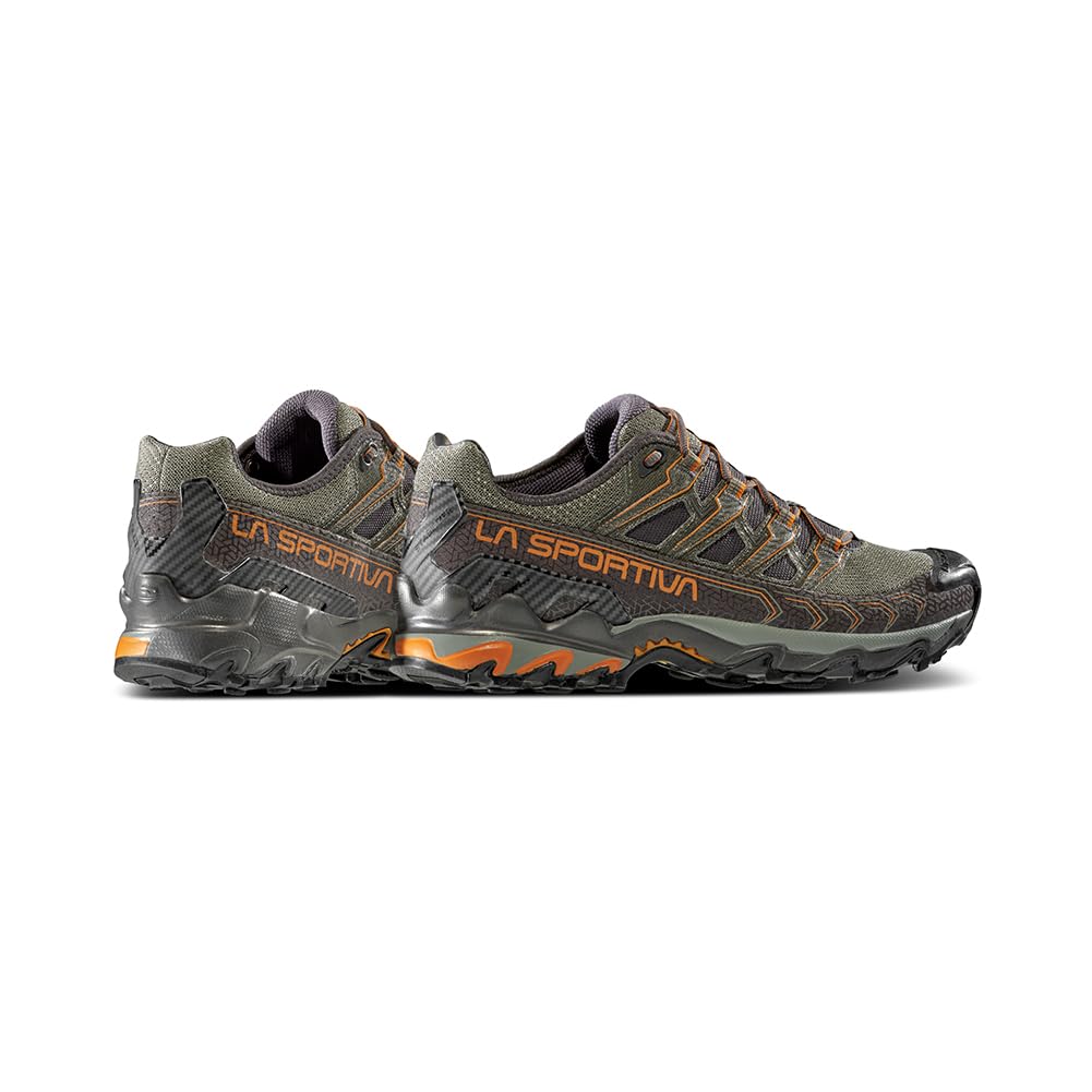 La Sportiva Mens Ultra Raptor II Hiking/Trail Running Shoes, Carbon/Hawaiian Sun, 15.5