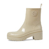 Michael Kors Karis Rain Boots Light Cream 8 M