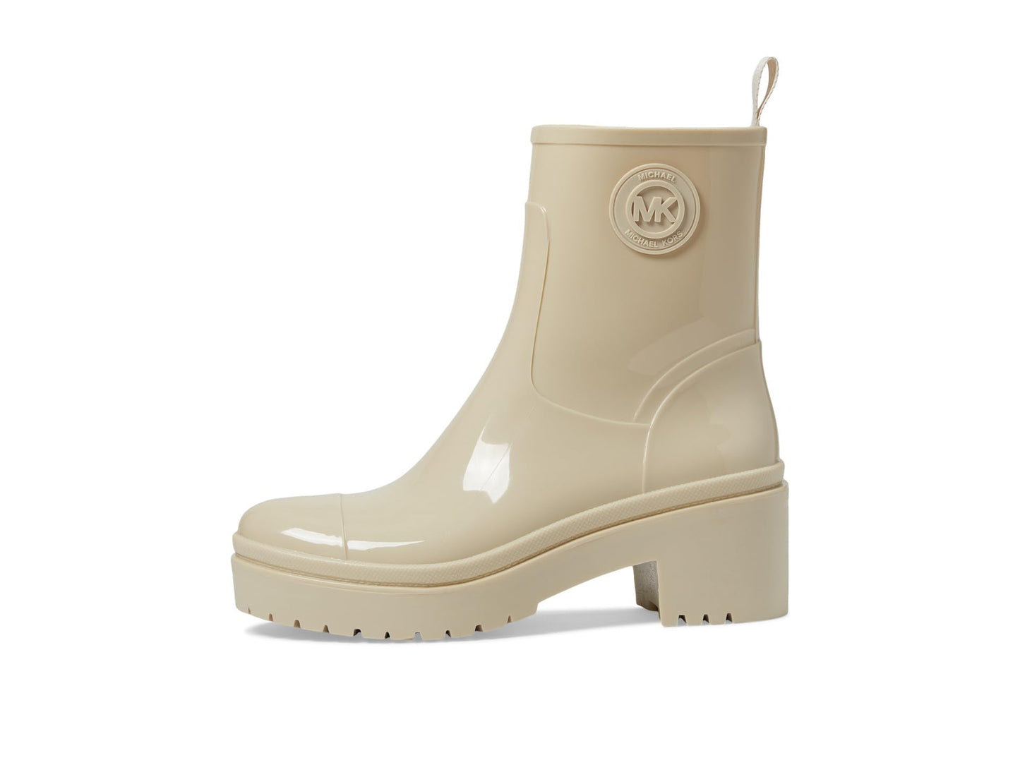 Michael Kors Karis Rain Boots Light Cream 8 M