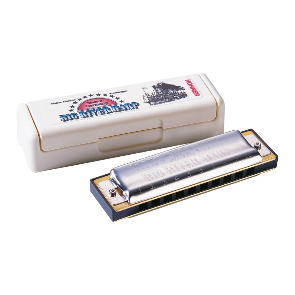 Hohner M590066X Big River Harp F Harmonica.