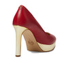 Michael Kors Chantal Platform Pump Crimson 1 8 M