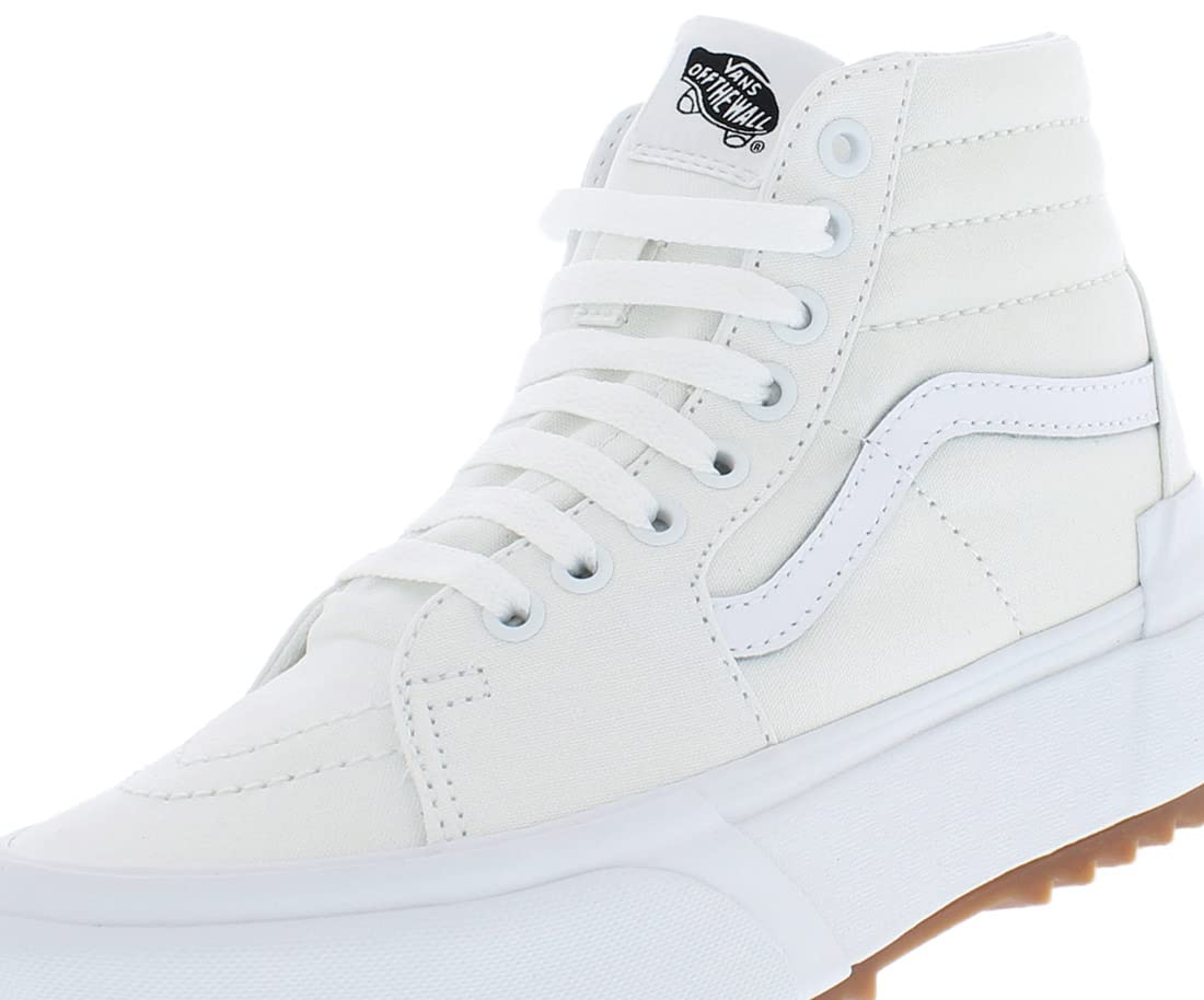 Vans Women's Sk8-Hi Stacked Sneakers, True White, 9.5 Medium US