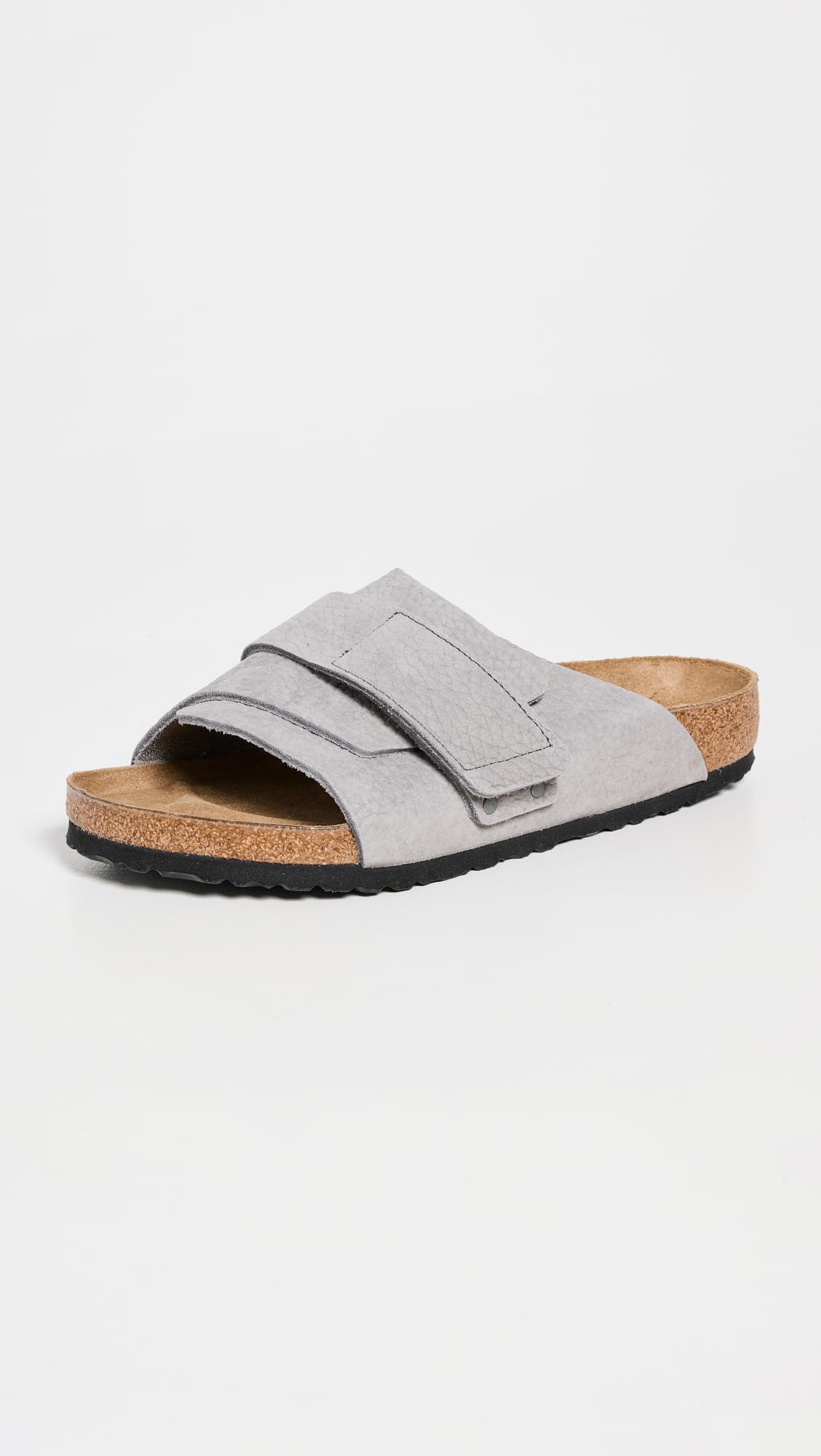 Birkenstock Men's Kyoto Sandals, Desert Buck Whale Gray, Grey, 9 Medium US