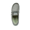 HEYDUDE Boy's Wally Youth Multiple Colors | Boys Shoes | Boy's Lace Up Loafers | Comfortable & Light-Weight Grey