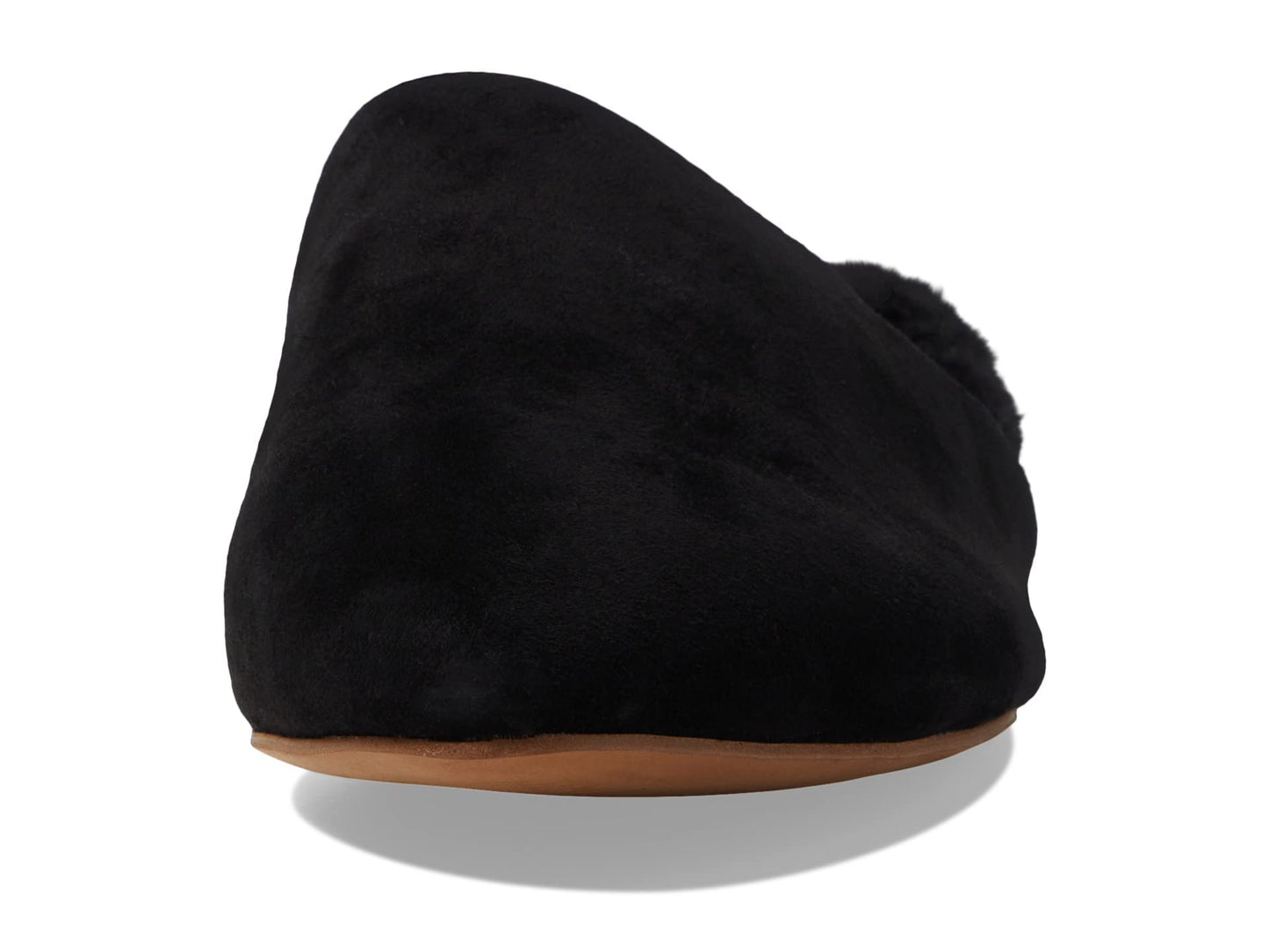 Madewell The Kasey Mule for Women - Round Toe Silhouette with Slip-on Construction, Easy Casual Wear Mule Slippers True Black Sherpa 7 M