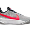 Nike Kid's Team Hustle D10 (GS) Basketball Shoe (5, Light Smoke Grey/Bright Crimson, Numeric_5)
