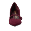 Stuart Weitzman SW 75 Mary Jane Pump Cabernet 8 B