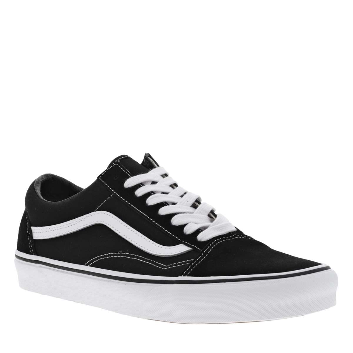 Vans Old Skool™ Wide Black/True White Men's 10.5, Women's 12 Wide