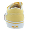 Vans Kids Old Skool V Flower (Infant/Toddler) Sneaker, Yellow, 4.5 US Unisex