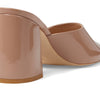 Stuart Weitzman Tia 85 Flareblock Slide Fawn 9 B