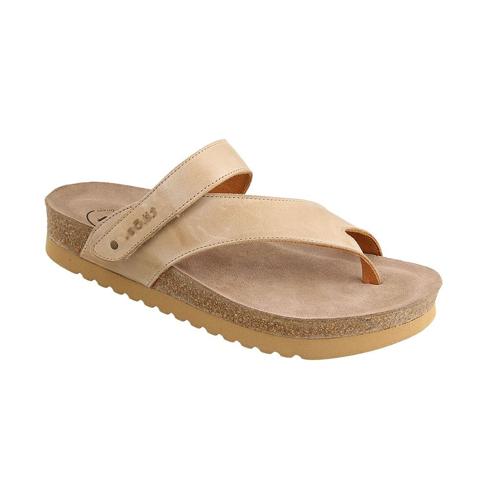 Taos Women's Lola Stone Leather Sandal 6-6.5 M US