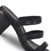 Frye Women's Estelle Strappy Slid Sandal, Black - 6M