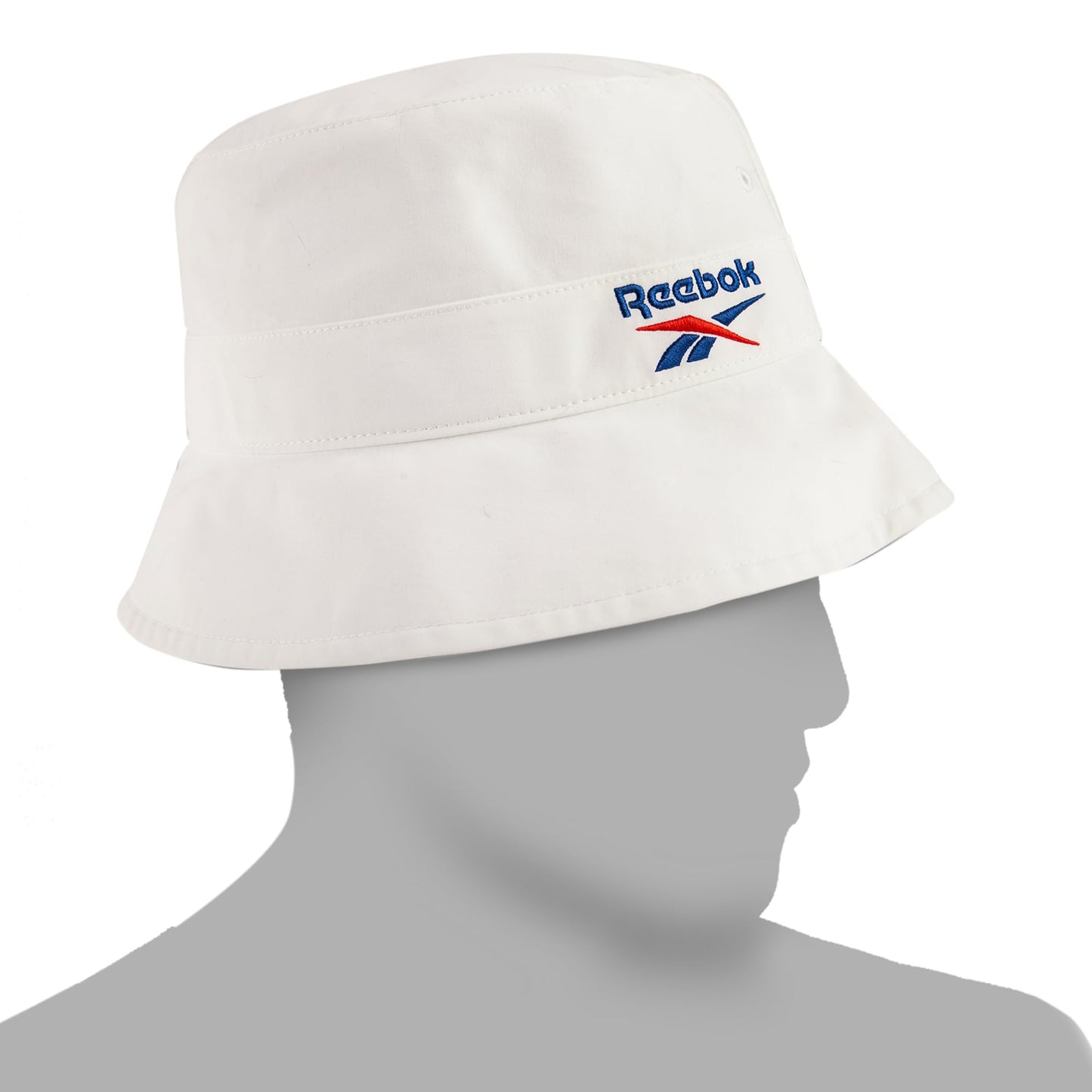 Reebok Classic Bucket Hat | Mens | Womens | Sun Protection | Athletic | Lightweight | Retro | Streetwear - White