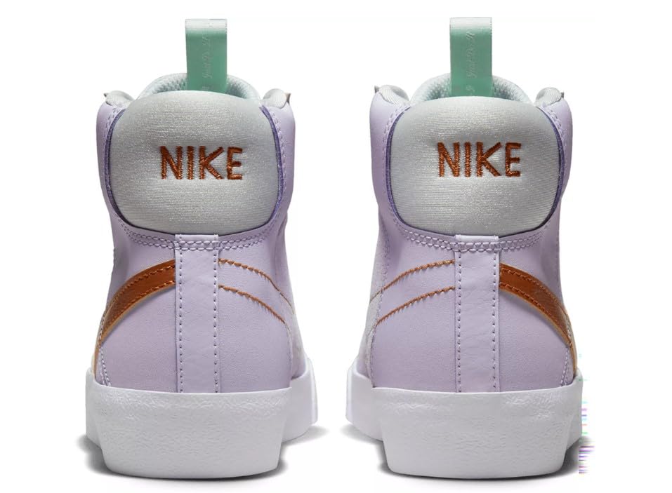 Nike Boy's Blazer Mid '77 (Big Kid) (Plum/Copper/White, us_Footwear_Size_System, Big_Kid, Numeric, Medium, Numeric_6)