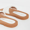 Stuart Weitzman Cammy Slide Sandal Natural 8 M