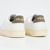 Veja Men's V-12 Stitch Sneakers, Extra White/Khaki, 12 Medium US