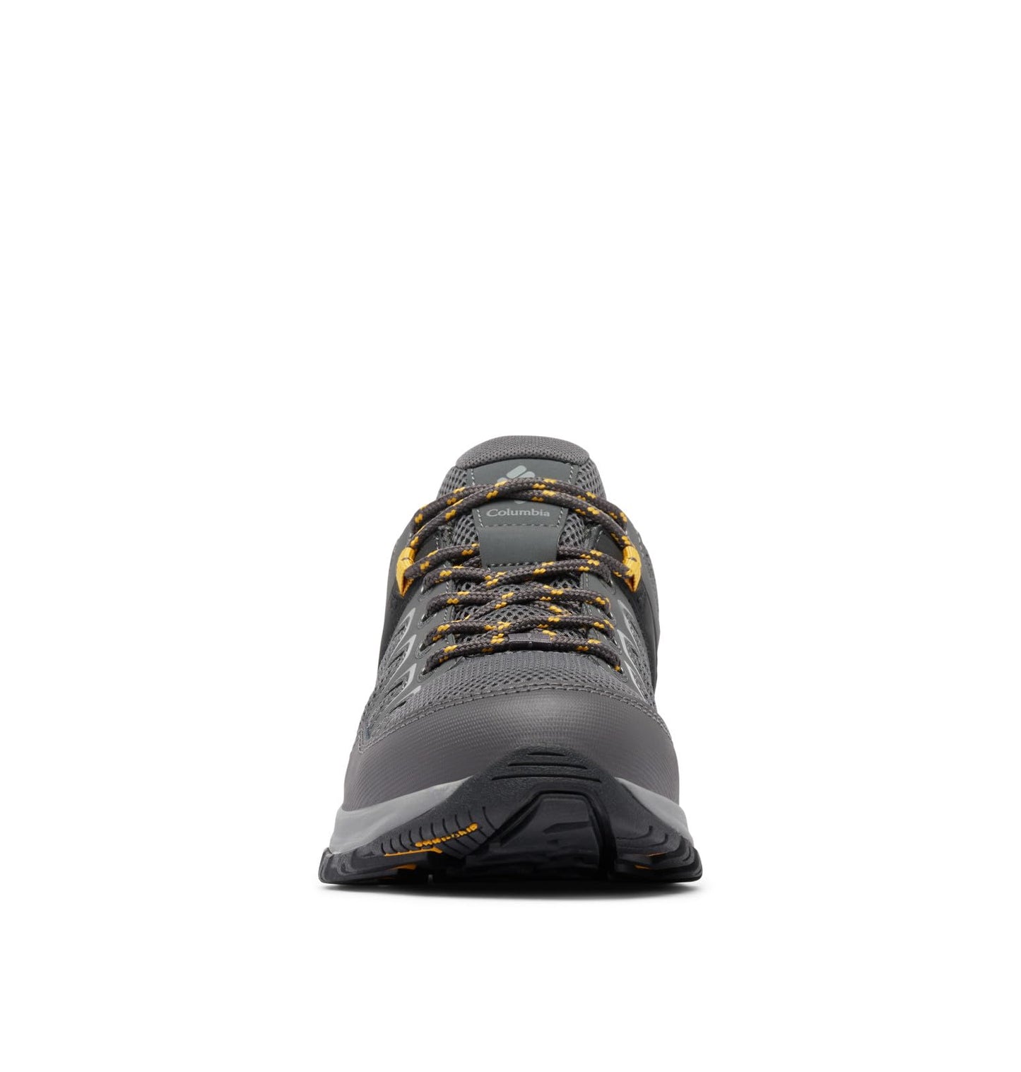 Columbia Mens Granite Trail, Dark Grey/Golden Yellow, 8 Wide