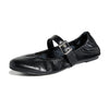 SCHUTZ Women's Calita Ballet Flat, Black, 7