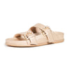 Stuart Weitzman Womens Piper Slide Sandal Platino 9.5 B
