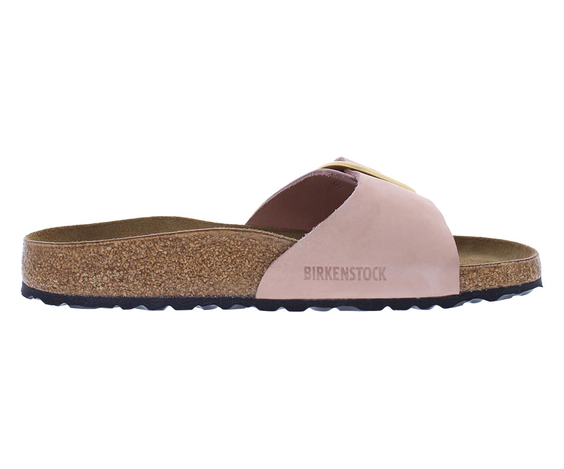 Birkenstock Madrid Big Buckle Narrow Unisex Shoes Size 6, Color: Soft Pink