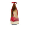 Michael Kors Xenia Ankle Strap Pump Crimson 5.5 M