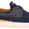 Skechers Men's Del Retto-Clean Slate Knitted Bungee Slip On, Navy, 14 W US