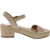 Madewell Sora Flatform Sandal Suede for Women - Open Square Toe and Block Heel Design, Elegant and Durable Sandals Earthen Sand 9.5 M