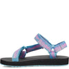 Teva Girls Original Universal Tie-Dye Sandal, Sorbet Cotton Candy, 10 Little Kid