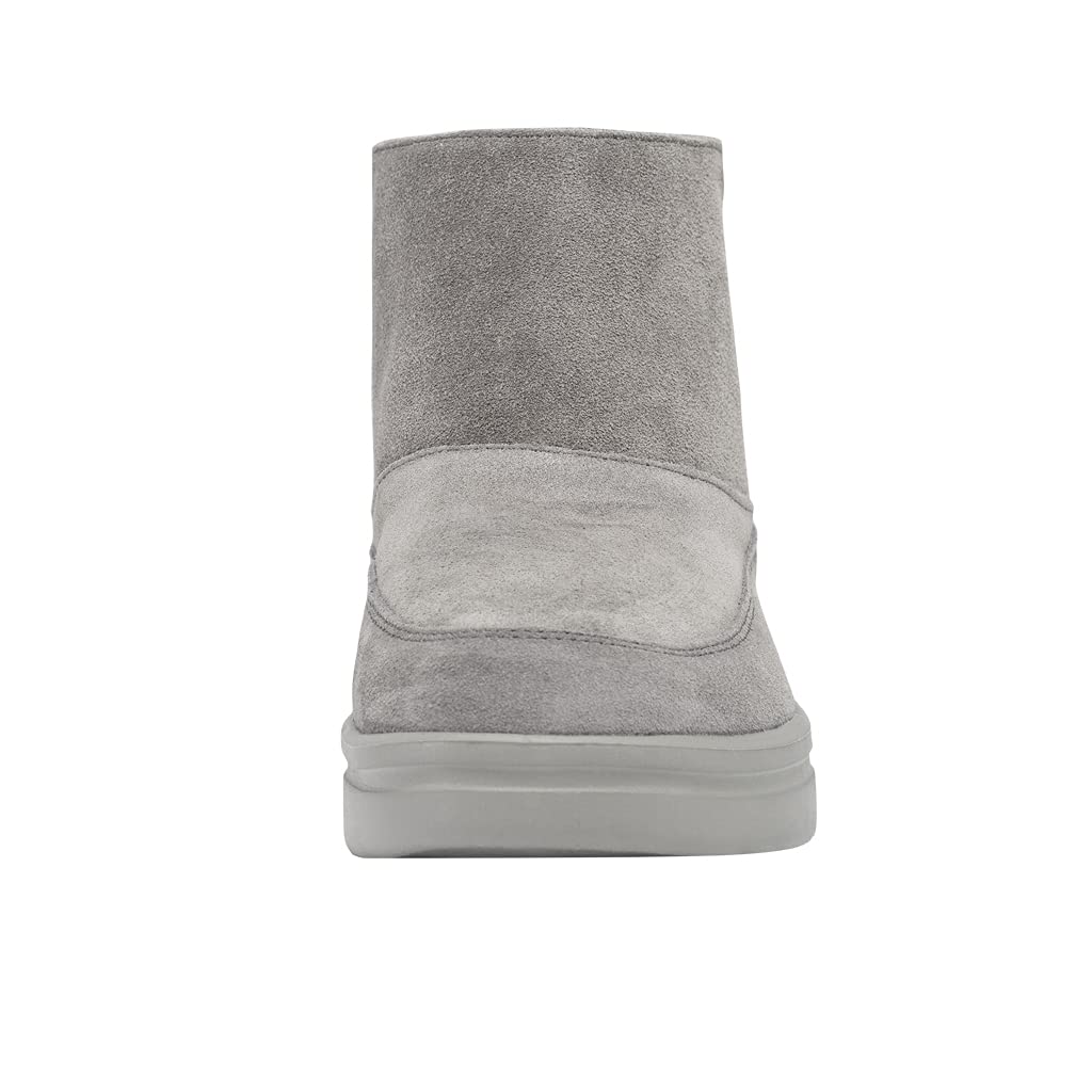 Hey Dude Women's Mel Suede Lunar Rock Size 5 | Women’s Shoes | Women’s Casual Boots | Comfortable & Light-Weight