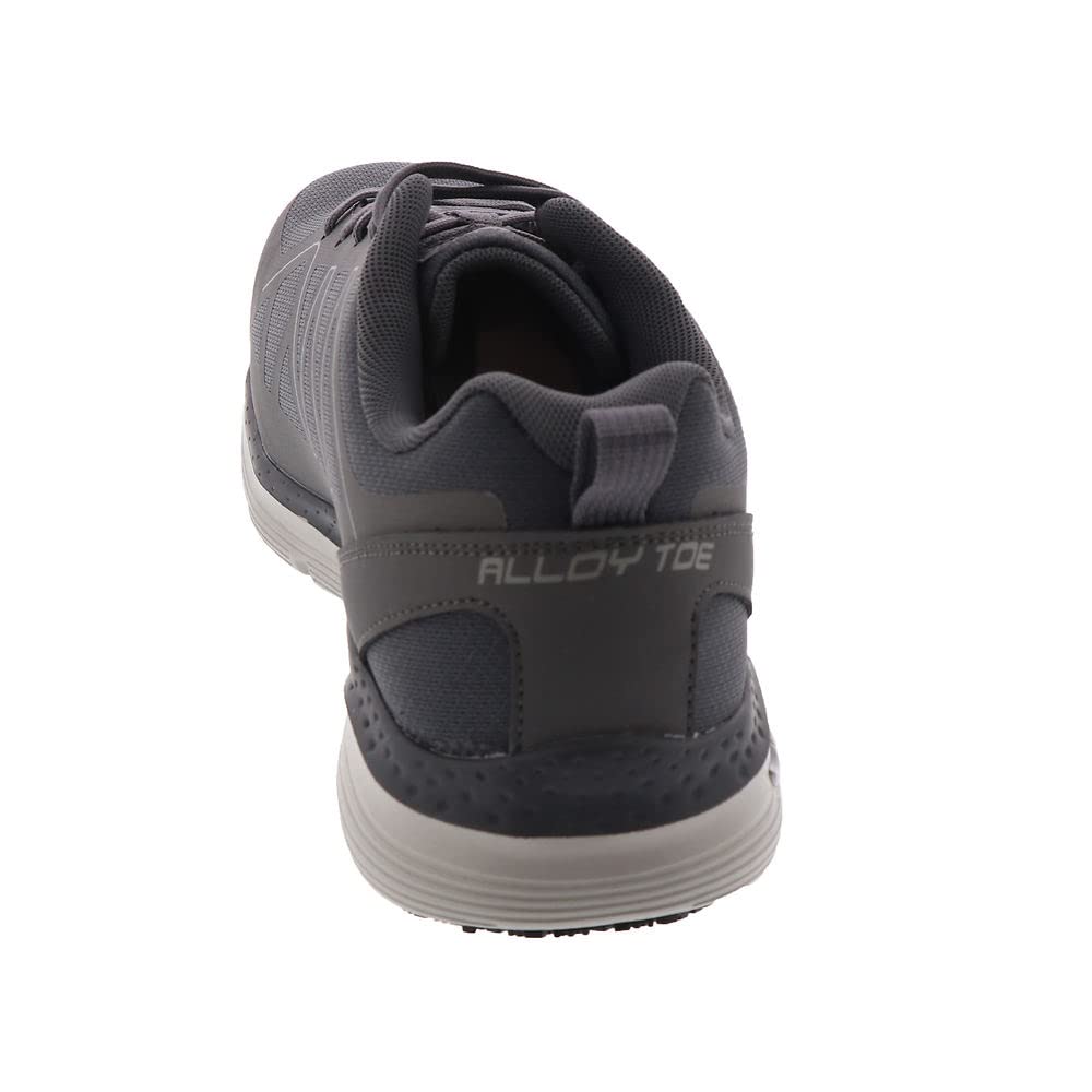 Skechers Work Arch Fit SRVigorit Mens Oxford 11 DM US Grey