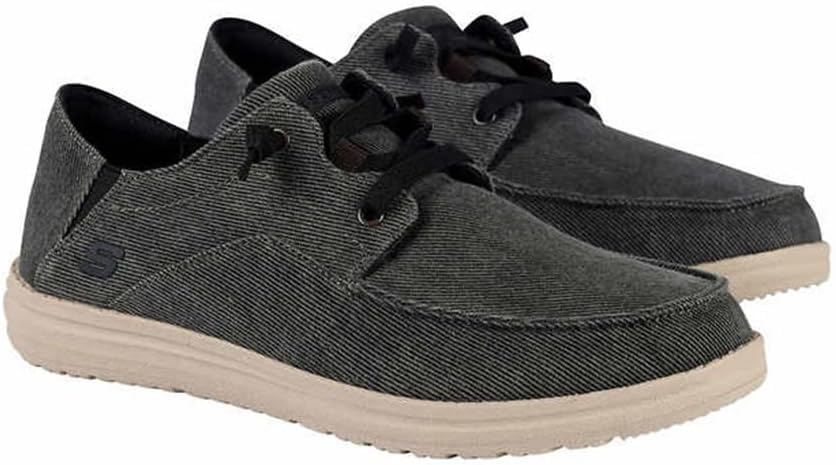 Skechers Men's Memory Foam Ultra Premium Cushion Sneaker, 10, Black Heather