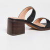 Madewell Women's Ora Double Strap Sandals, True Black, 7.5 Medium US