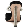 SCHUTZ Women's Pearl Pin Heel Mule, Black, 8