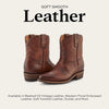 Frye Billy Short Women's Leather Western Boot - Classic Cowgirl Style, Durable Craftsmanship, Comfortable Fit, Redwood - Tonara Leather - 11M
