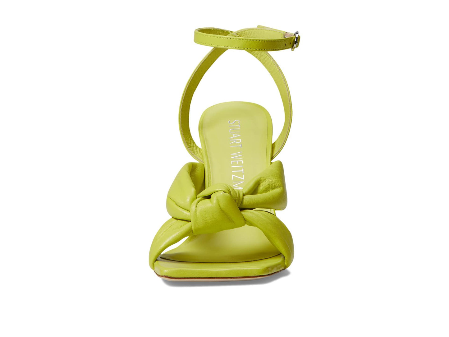 Stuart Weitzman Playa Ankle-Strap 100 Knot Sandal Pistachio 7.5 B