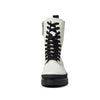 Frye Chloe Combat White 7 B (M)