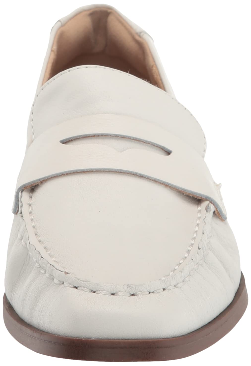 Rockport Women's Susana Penny, White Leather, 7.5