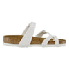 Birkenstock Unisex Mayari Birko-Flor White Sandals 6 W / 4 M US