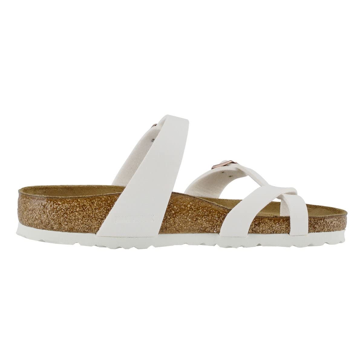 Birkenstock Unisex Mayari Birko-Flor White Sandals 6 W / 4 M US